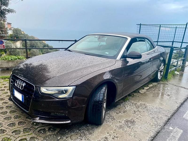 Marrone Usata 2012 Audi A5 Cabriolet Cabrio | 12.500 € - Immagine 1/2