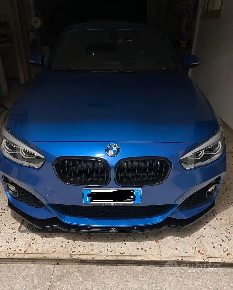 Usata BMW 118 150 CV (110 kW) 2019 Blu Utilitaria