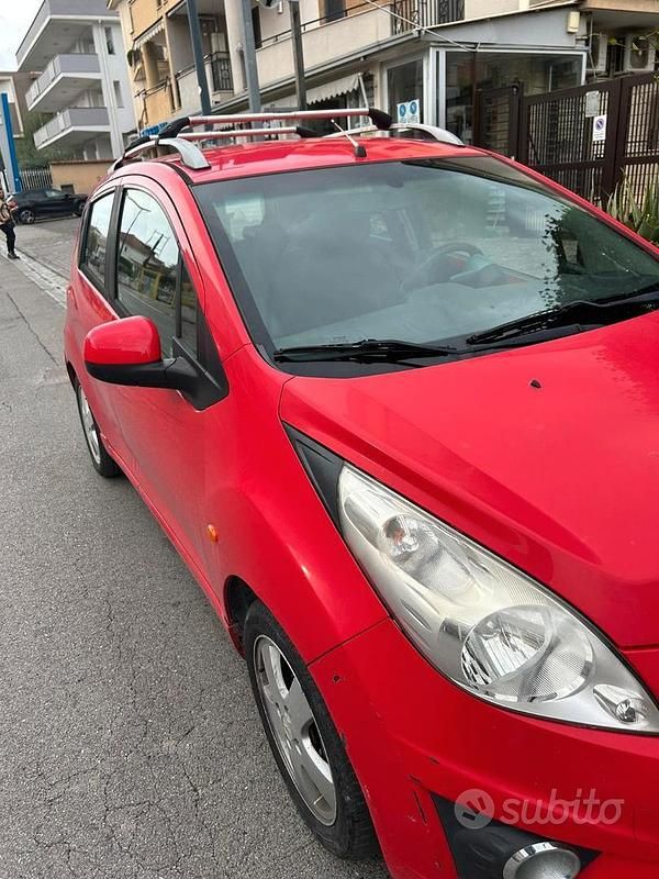 Usata Chevrolet Spark 2010 Rosso Utilitaria