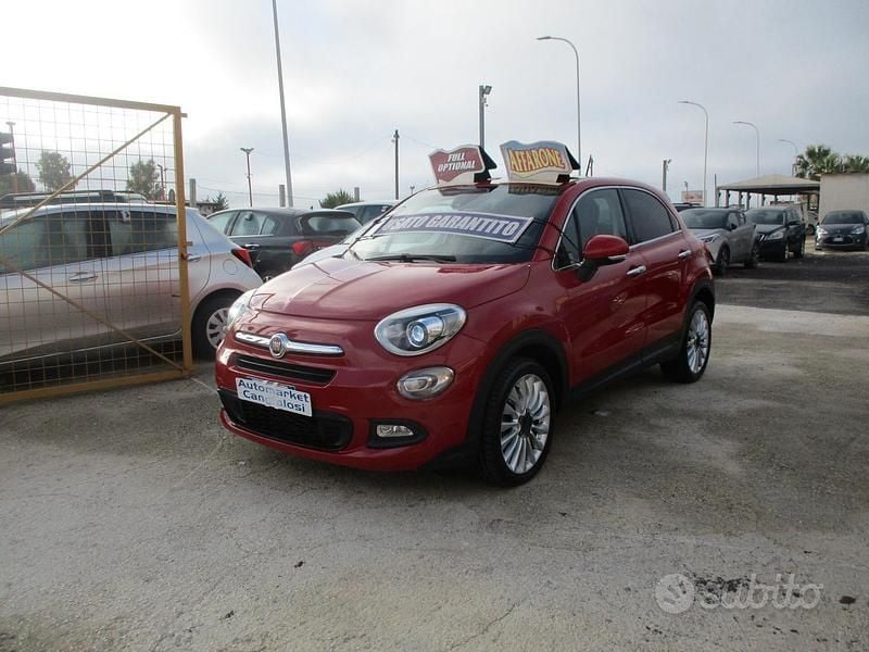 Usata Fiat 500X Lounge 120 CV (88 kW) 2016 Rosso SUV
