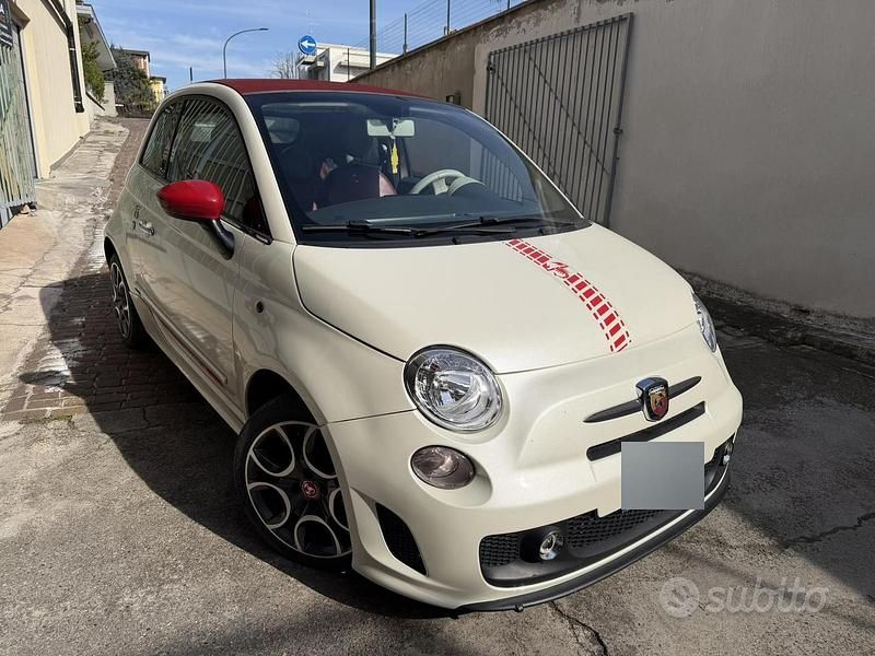 Usata Fiat 500C Abarth 69 CV (50 kW) 2010 Bianco Cabrio