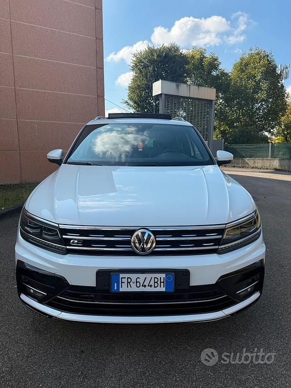 Usata VW Tiguan R-line 239 CV (175 kW) 2018 Bianco SUV