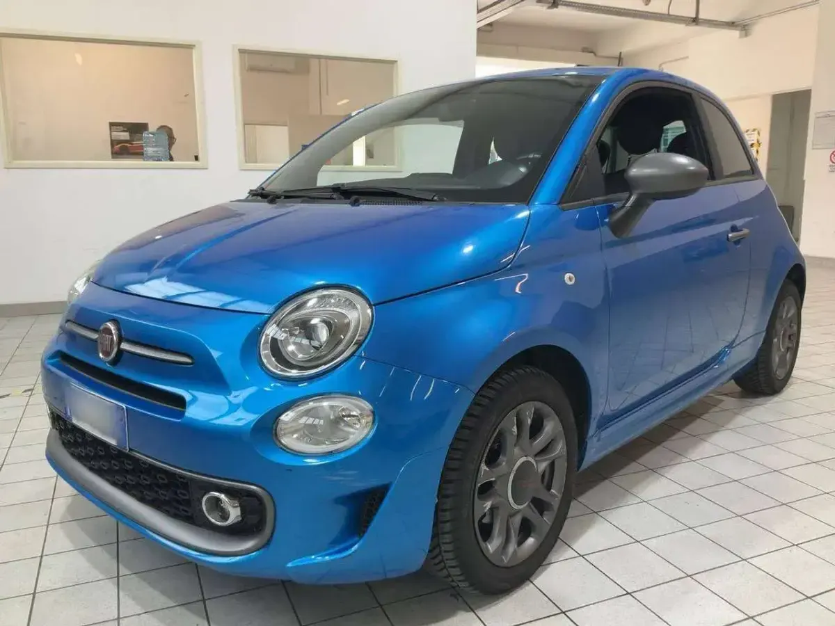 Usata Fiat 500 S 69 CV (50 kW) 2018 Blu/azzurro Utilitaria