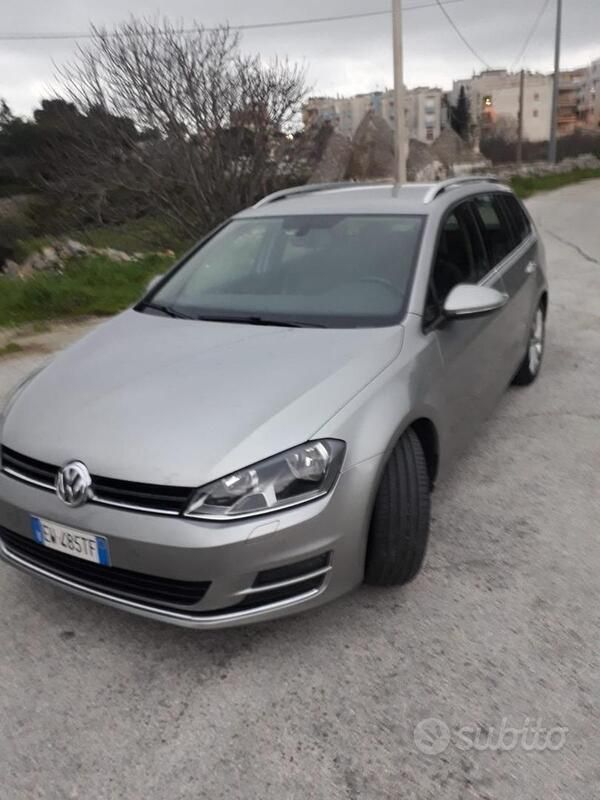 Usata VW Golf VII 110 CV (80 kW) 2014 Grigio Station wagon