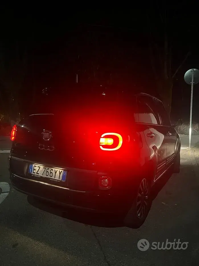 Usata Fiat 500L Easy 95 CV (69 kW) 2015 Nero Monovolume