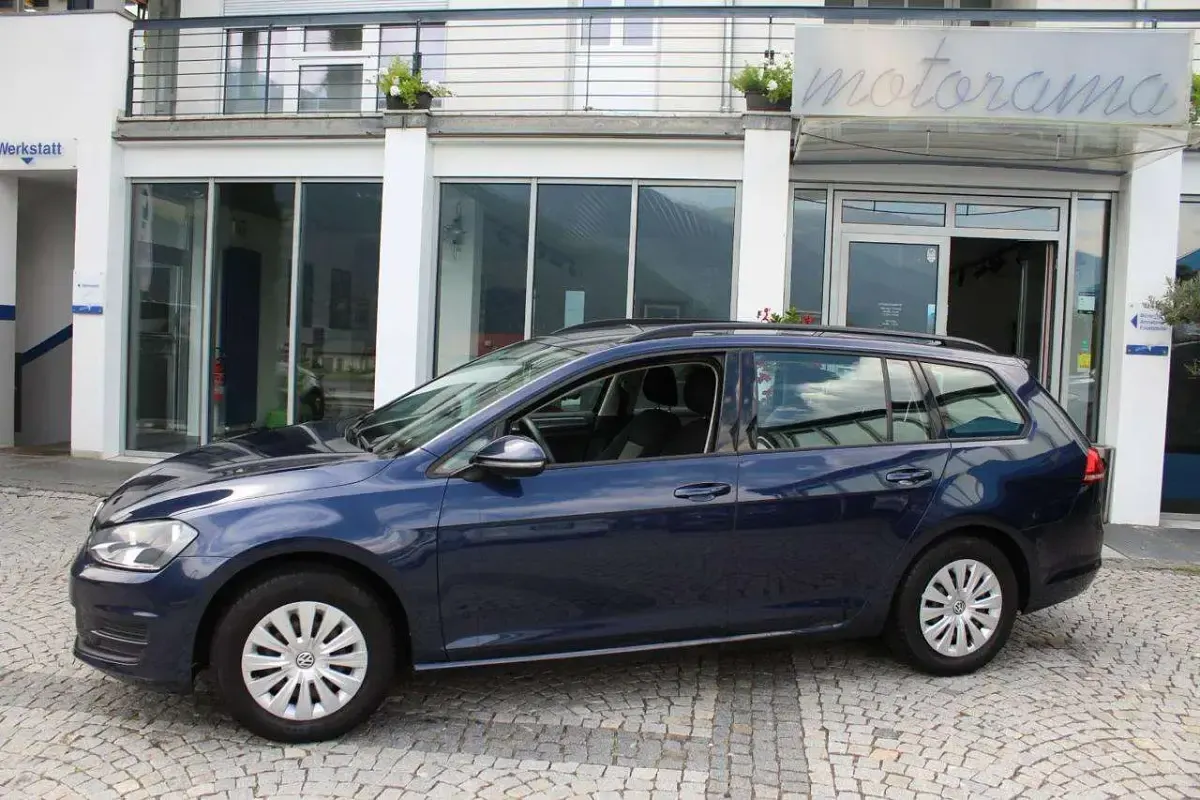 Usata VW Golf VII Comfortline 105 CV (77 kW) 2014 Blu Station wagon