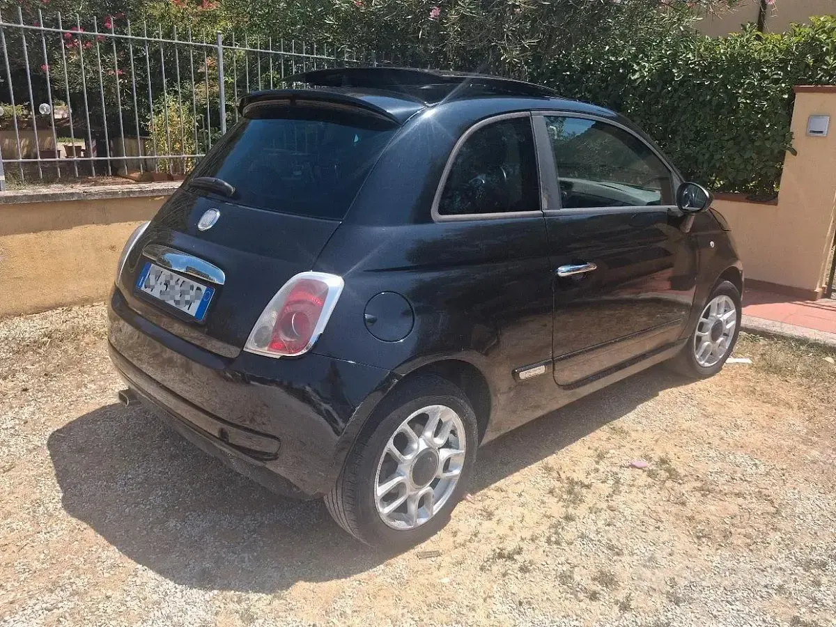 Usata Fiat 500 100 CV (73 kW) 2010 Nero Utilitaria