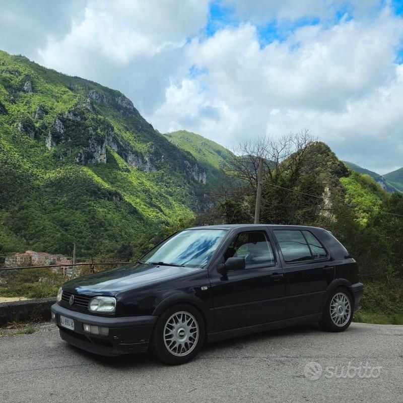 Usata VW Golf III GT 101 CV (74 kW) 1996 Nero Berlina