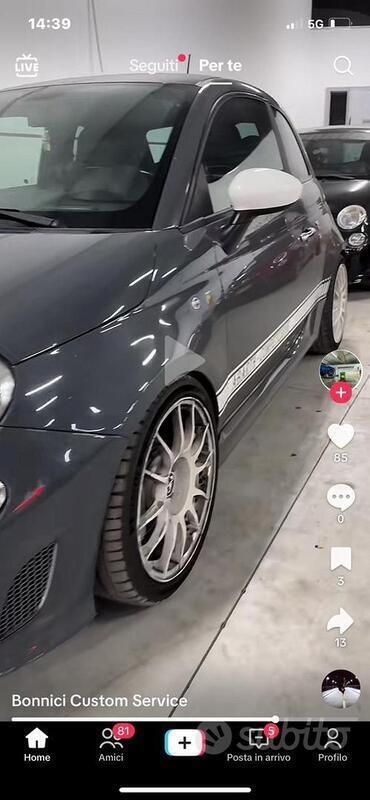 Usata Abarth 595 Competizione 160 CV (117 kW) 2015 Grigio Utilitaria