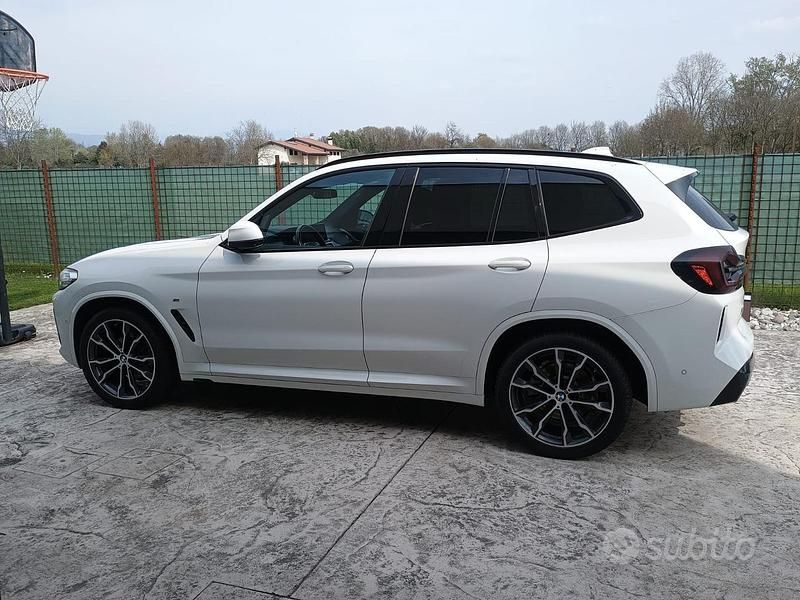 Usata BMW X3 M Sport 190 CV (139 kW) 2022 Bianco SUV