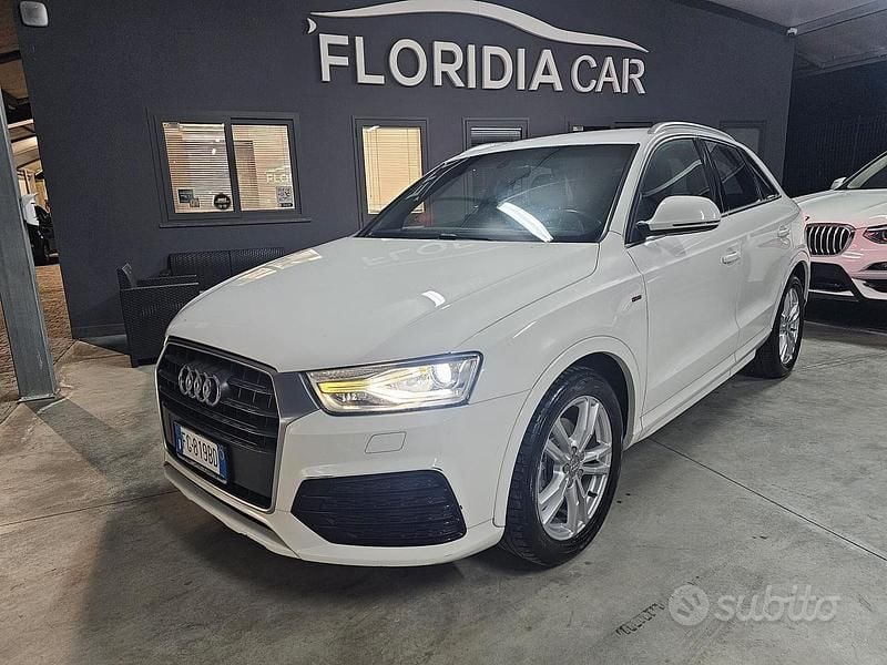 Usata Audi Q3 S-Line 119 CV (87 kW) 2016 Bianco SUV