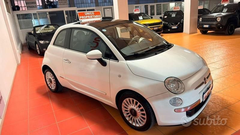 Usata Fiat 500 Lounge 95 CV (69 kW) 2013 Bianco Berlina