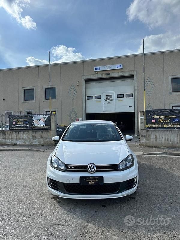 Usata VW Golf VII GTD 170 CV (125 kW) 2012 Bianco Berlina