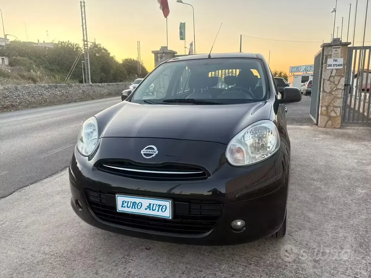 Usata Nissan Micra Visia 80 CV (58 kW) 2011 Nero Utilitaria
