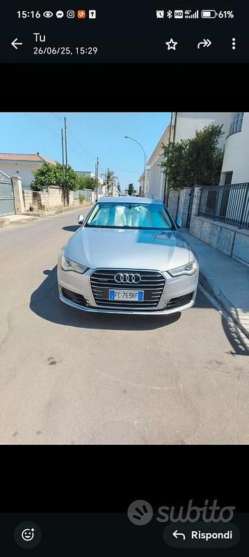 Usata Audi A6 190 CV (139 kW) 2016 Grigio Station wagon