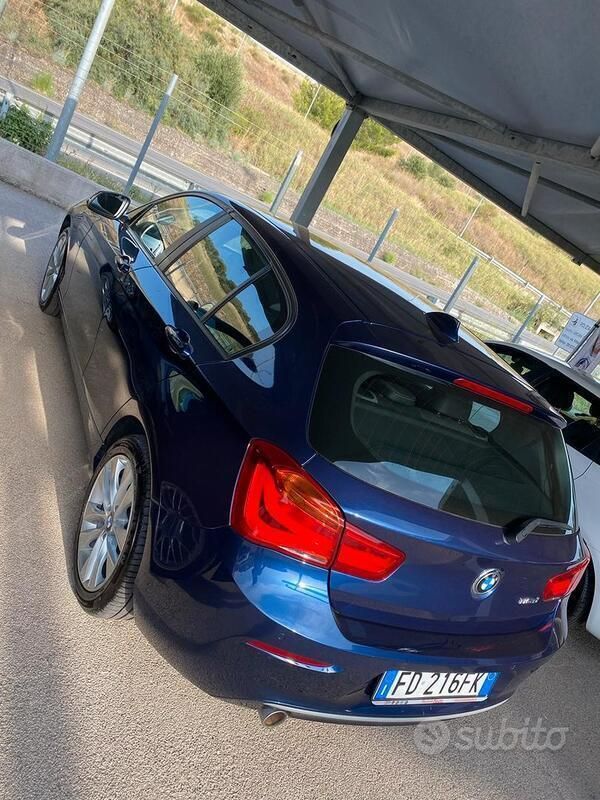 Usata BMW 116 116 CV (85 kW) 2016 Blu Utilitaria
