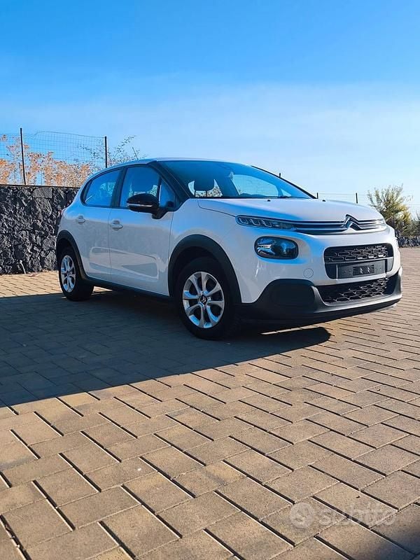 Usata Citroën C3 Feel 82 CV (60 kW) 2019 Bianco Berlina