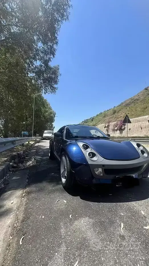 Usata Smart Roadster 82 CV (60 kW) 2005 Blu Cabrio
