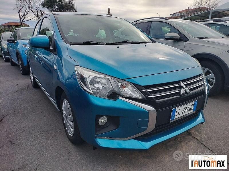Usata Mitsubishi Space Star Invite 71 CV (52 kW) 2021 Blu Utilitaria