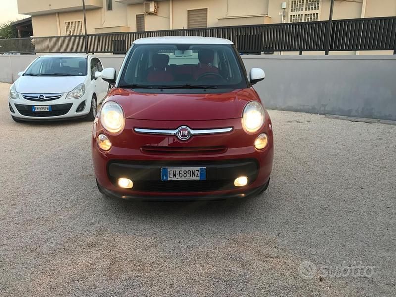 Rosso Usata 2014 Fiat 500L Lounge Monovolume | 5700 € (Cara) - Immagine 1/4