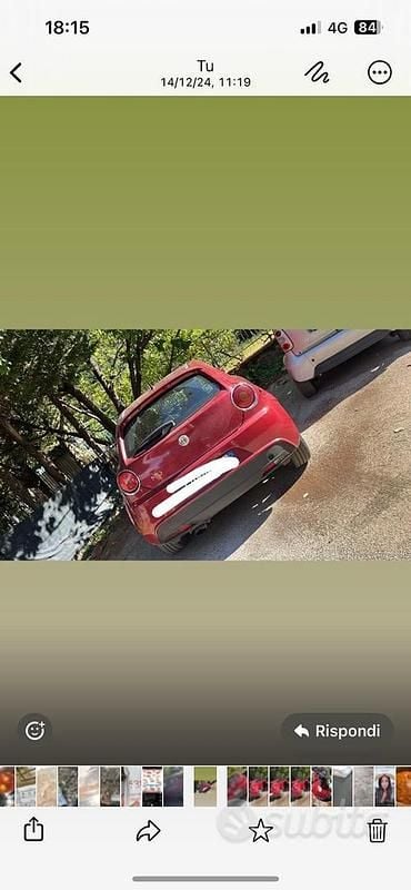 Usata Alfa Romeo MiTo 120 CV (88 kW) 2011 Rosso Utilitaria