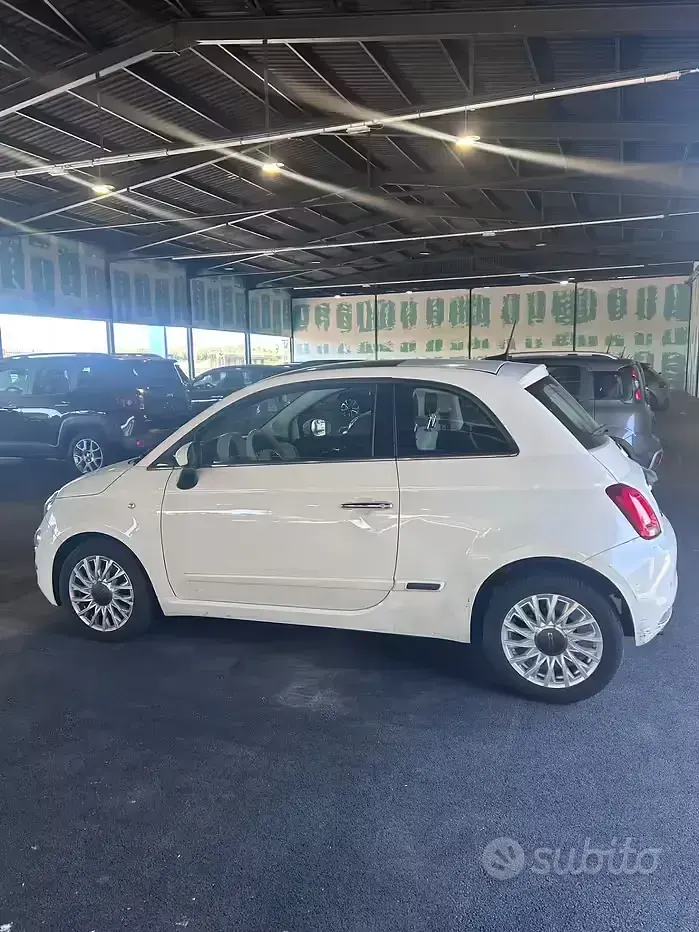 Usata Fiat 500 Lounge 86 CV (63 kW) 2019 Bianco Berlina