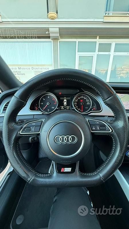 Begagnad Audi A5 S-line plus 2015 Vit Sportkupé
