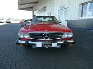 Usata Mercedes SL450 182 CV (133 kW) 1977 Rosso Cabrio