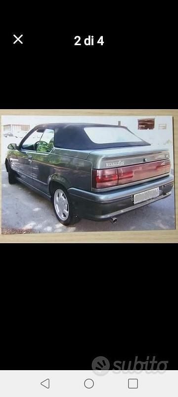 Usata Renault 19 135 CV (99 kW) 1992 Grigio Cabrio