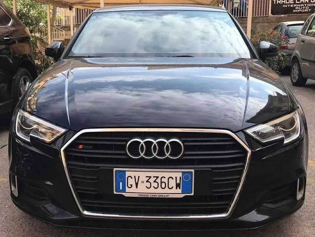 Usata Audi A3 S-Line 110 CV (80 kW) 2019 Nero Berlina