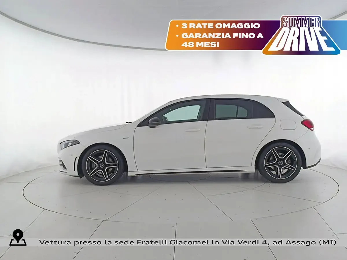 Usata Mercedes A200 Premium 163 CV (119 kW) 2021 Bianco Berlina