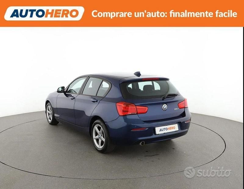 Usata BMW 116 Advantage 116 CV (85 kW) 2015 Blu Utilitaria