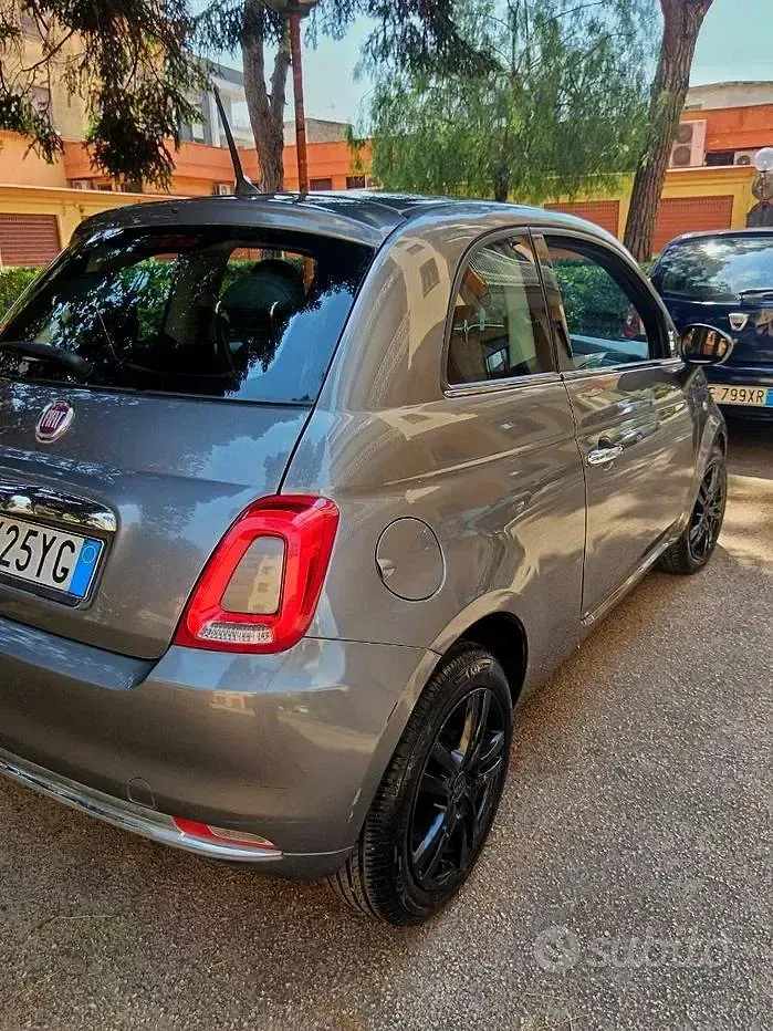 Usata Fiat 500 Lounge 69 CV (50 kW) 2016 Grigio Cabrio