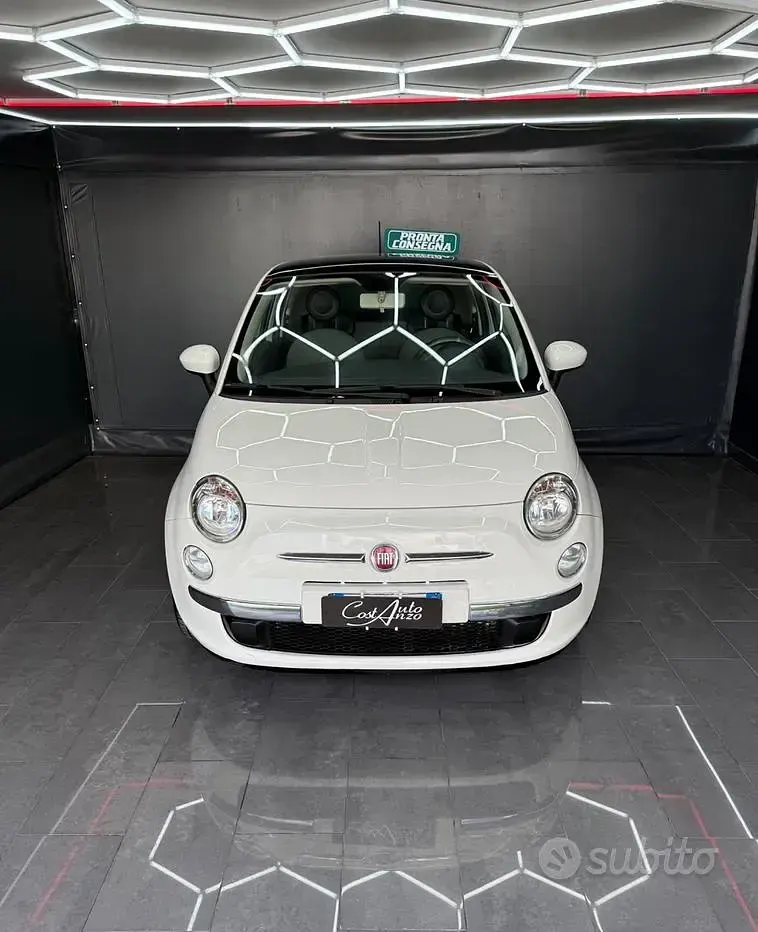 Usata Fiat 500 Lounge 69 CV (50 kW) 2012 Bianco Berlina