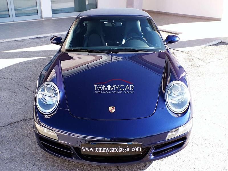 Usata Porsche 997 355 CV (261 kW) 2006 Blue lapis metallic Cabrio