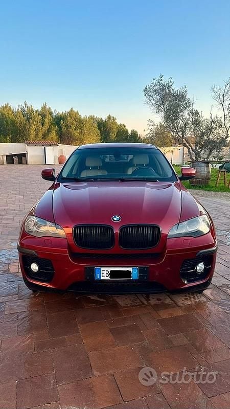 Usata BMW X6 245 CV (180 kW) 2012 Rosso SUV