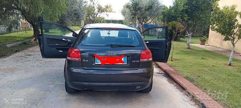 Usata Audi A3 Ambition 105 CV (77 kW) 2008 Grigio Utilitaria