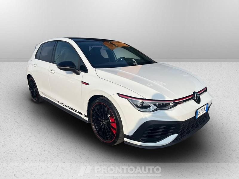 Usata VW Golf VII GTI Clubsport 300 CV (220 kW) 2021 Bianco Utilitaria