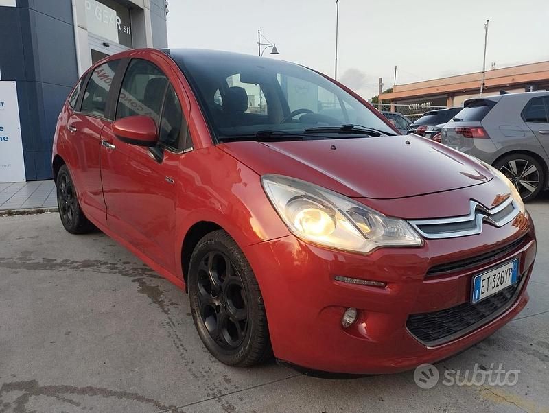Usata Citroën C3 Exclusive 68 CV (50 kW) 2014 Rosso Berlina