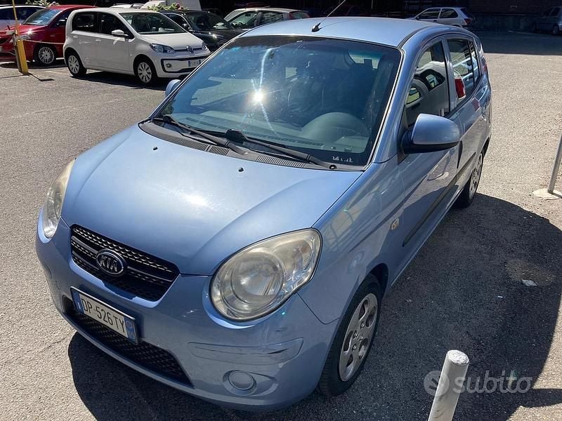 Usata Kia Picanto 2008 Blu Utilitaria