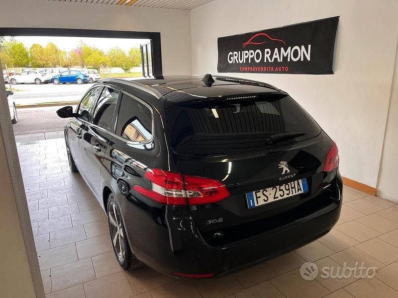 Usata Peugeot 308 GT-line 177 CV (130 kW) 2018 Nero Station wagon