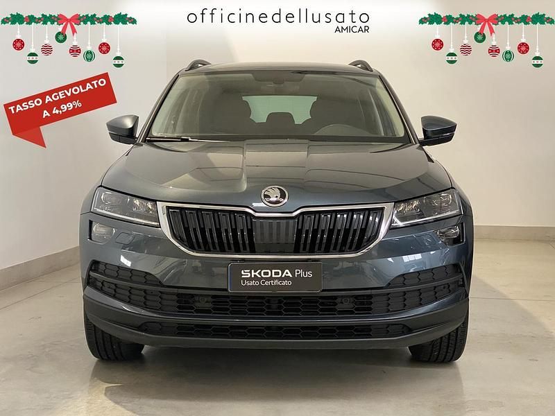Usata Skoda Karoq Executive 110 CV (80 kW) 2022 Grigio quarzo metallizzato SUV