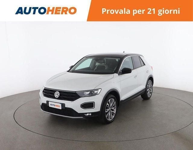 Bianco Usata 2019 VW T-Roc Advance SUV | 17.499 € (Buon prezzo) - Immagine 1/4