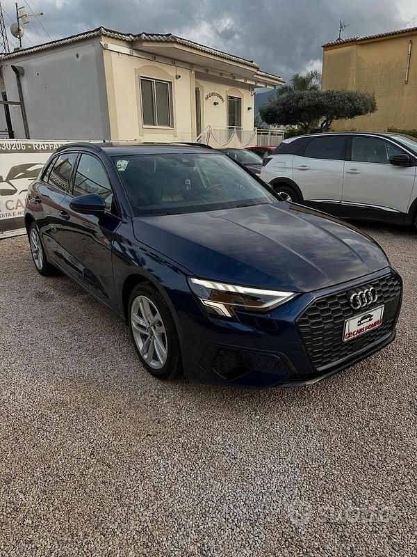 Usata Audi A3 150 CV (110 kW) 2020 Blu Berlina