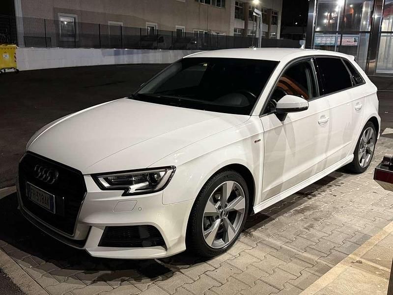 Usata Audi A3 S-Line 150 CV (110 kW) 2017 Bianco Berlina