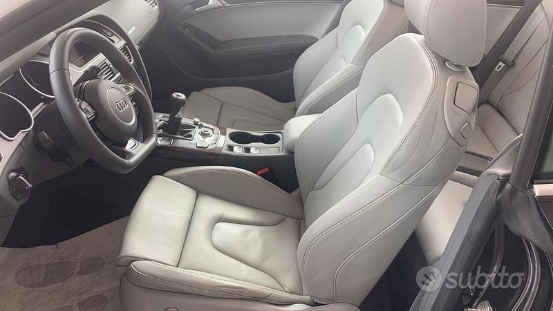 Usata Audi A5 Cabriolet S-Line 190 CV (139 kW) 2015 Nero Cabrio