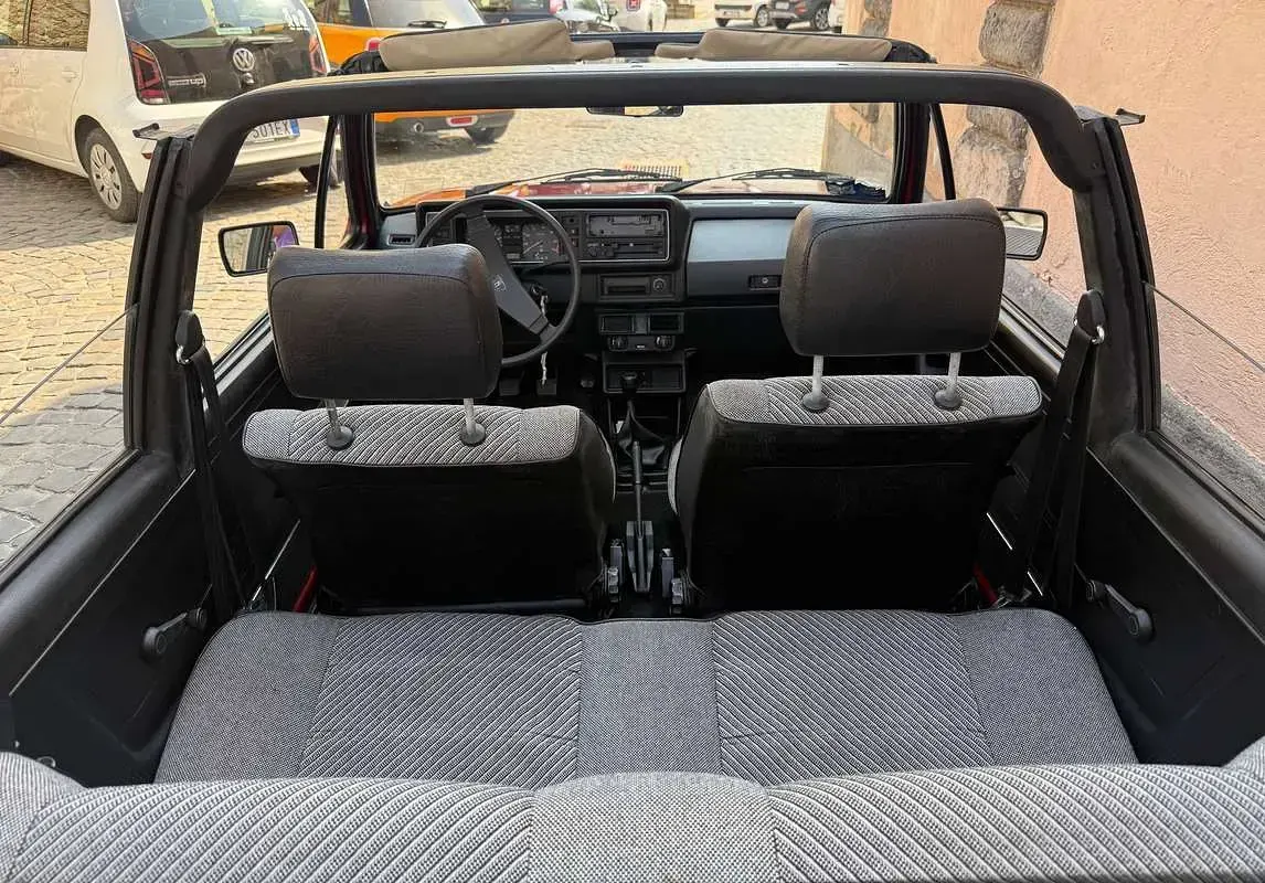 Usata VW Golf Cabriolet 110 CV (80 kW) 1982 Rosso Cabrio