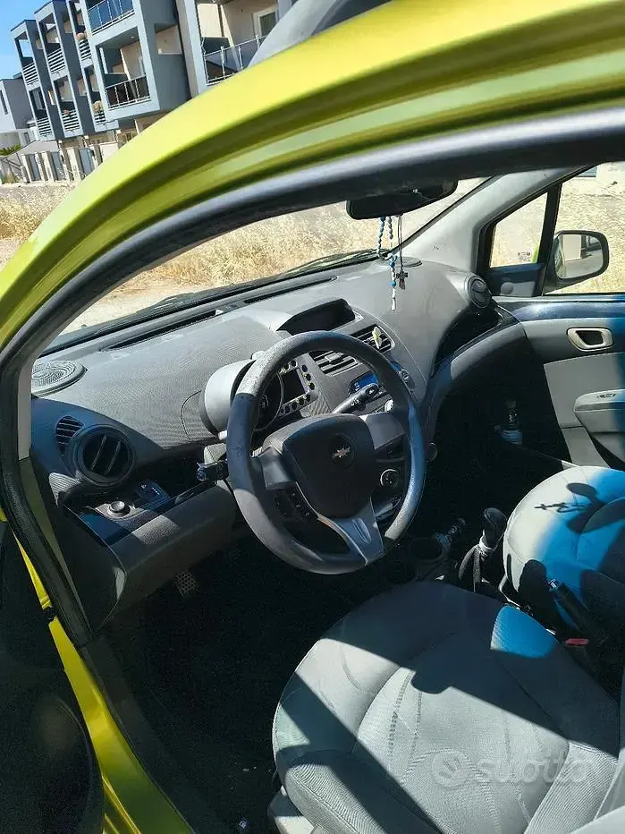 Usata Chevrolet Spark 81 CV (59 kW) 2011 Verde Utilitaria