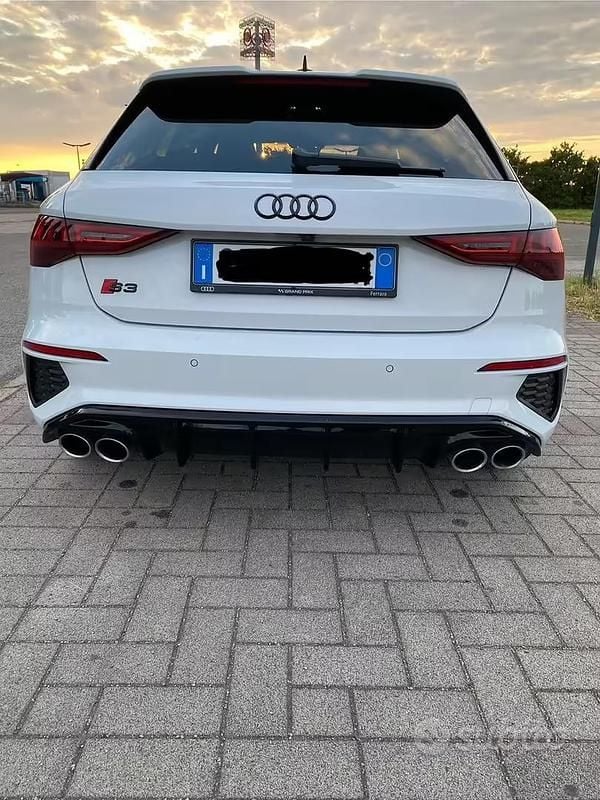 Usata Audi S3 310 CV (228 kW) 2021 Bianco Berlina