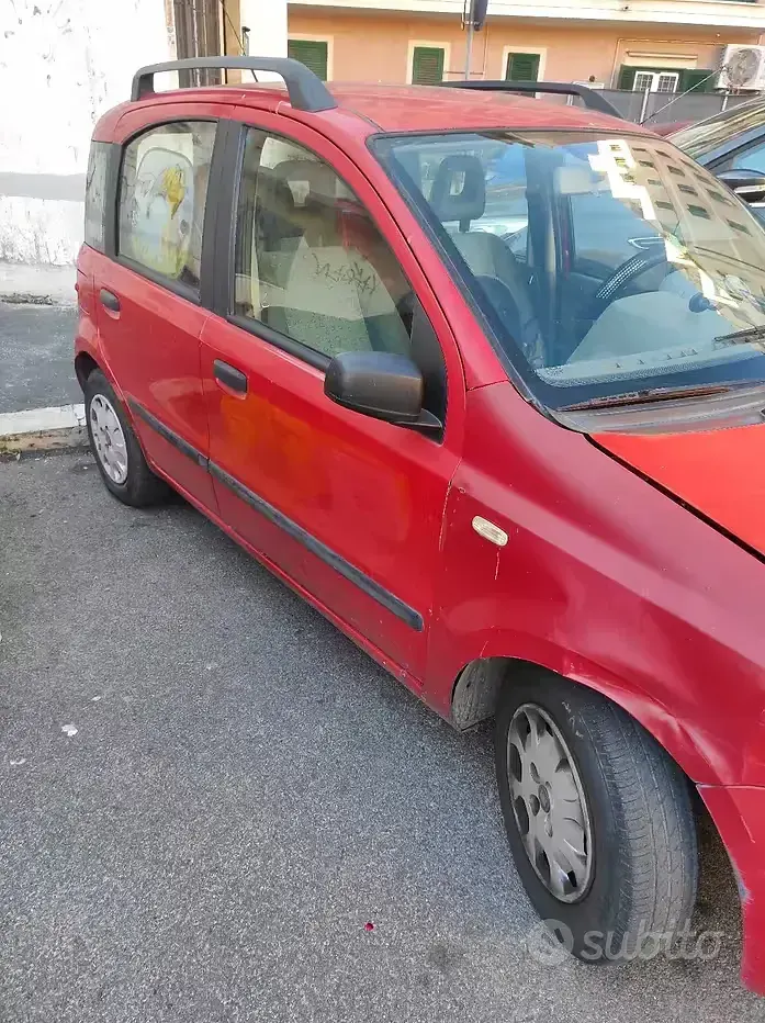 Usata Fiat Panda 54 CV (39 kW) 2003 Rosso Utilitaria